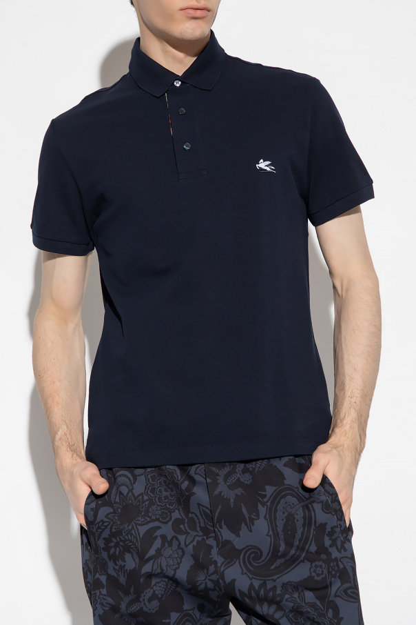 knitted long sleeve polo shirt - SchaferandweinerShops